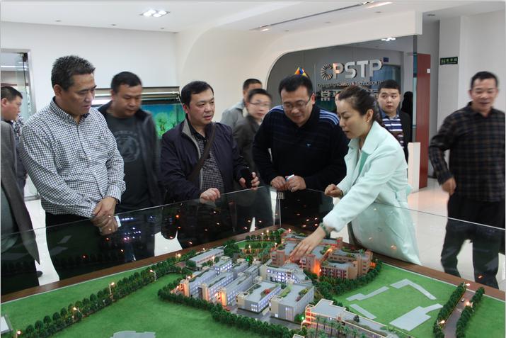 湖南省桃江縣領導、企業家一行蒞臨常平科技園參觀考察