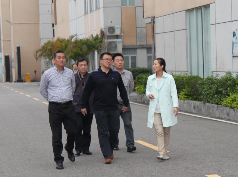 湖南省桃江縣領導、企業家一行蒞臨常平科技園參觀考察