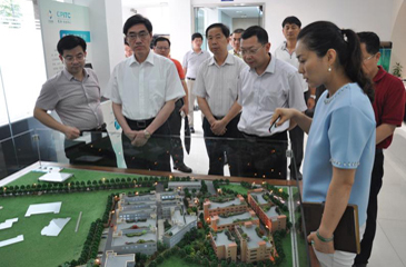 常平鎮(zhèn)陳偉國副書記及揭西市市委組織部部長一行蒞臨常平科技園參觀指導(dǎo)