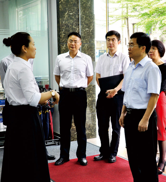 省府辦公廳政務信息處處長來來訪