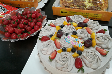 2018年第一季度的員工生日會