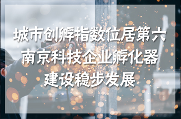 城市創孵指數位居第六 南京科技企業孵化器建設穩步發展