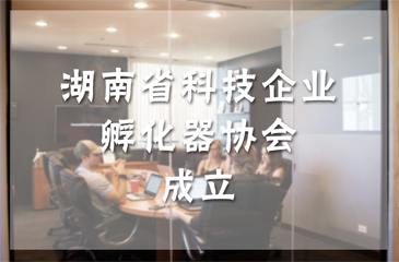 湖南省科技企業孵化器協會成立